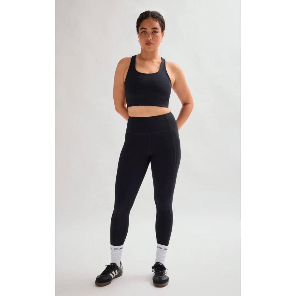 Girlfriend Collective Leggings XS Black High-Rise Compressive Activewear